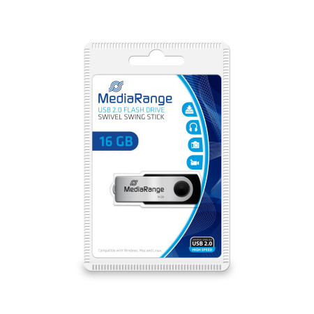 Mediarange 16GB USB2 Atmintinė