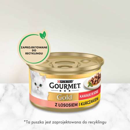 PURINA Gourmet Gold - šlapias kačių maistas - 85g