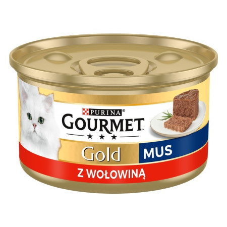 GOURMET Gold jautiena - drėgnas kačių maistas - 85g