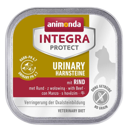 ANIMONDA Integra Protect Urinary Harnsteine jautiena - šlapias kačių maistas - 100g