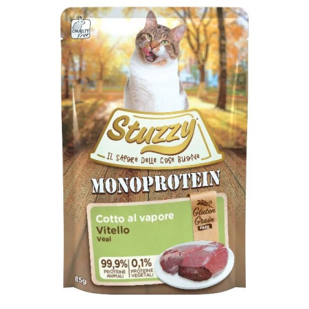 STUZZY Monoproteinas su veršiena - šlapias kačių maistas - 85 g