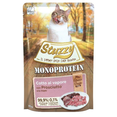 STUZZY Monoproteinas Šoninė - šlapias kačių maistas - 85 g