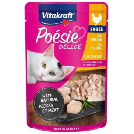VITAKRAFT POESIE DELICE vištiena - drėgnas kačių maistas - 85 g