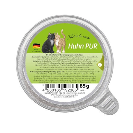 GRANATAPET Filet á la carte vištiena - šlapias kačių maistas - 85g