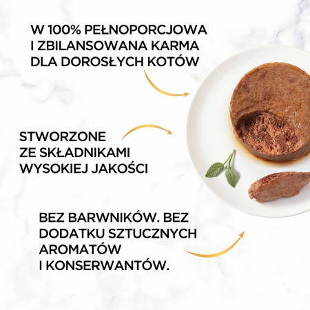 GOURMET Gold Triušis – drėgnas kačių maistas – 85g