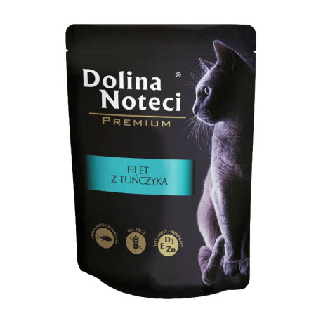 DOLINA NOTECI Premium Tuno filė padaže - šlapias kačių maistas - 85 g