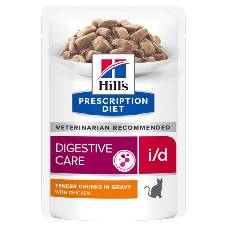 Hill's Prescription Diet Digestive Care i/d Feline su vištiena - šlapias kačių maistas - 85g