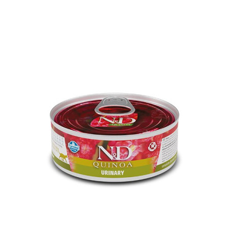 Farmina N&D CAT Quinoa Urinary Adult - šlapias kačių maistas - 80 g