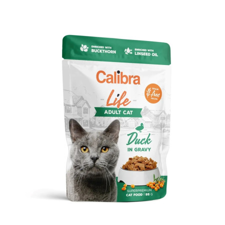 CALIBRA Cat Life Suaugusiems Antis padaže - šlapias kačių maistas - 85g
