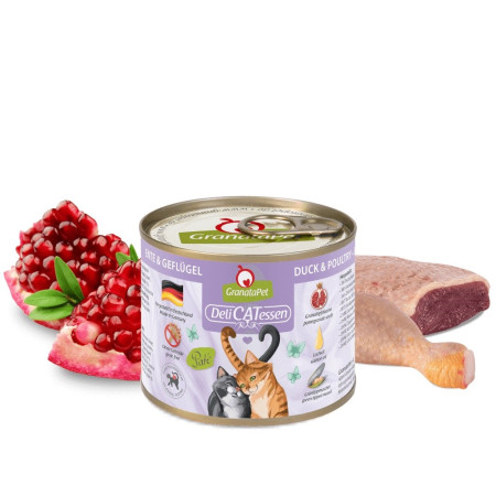 GRANATAPET DeliCATessen Anties ir paukštienos šlapias kačių maistas - 200g