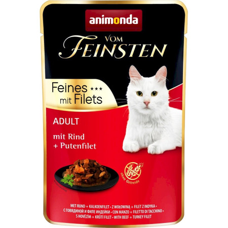 Animonda vom Feinsten Jautiena ir kalakutienos filė - 85g