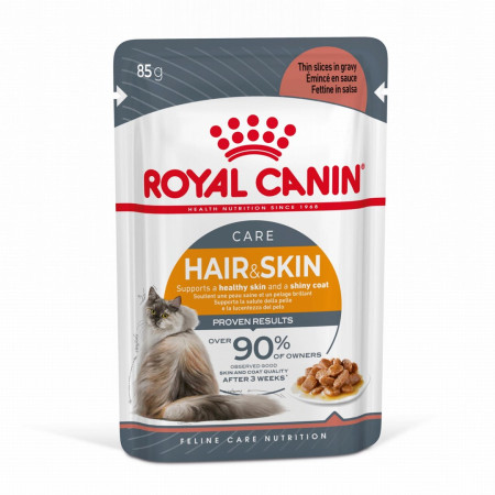 ROYAL CANIN Hair & Skin Care - šlapias kačių maistas - 12x85g