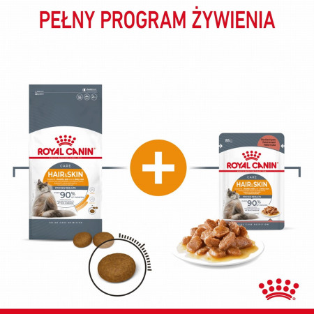 ROYAL CANIN Hair & Skin Care - šlapias kačių maistas - 12x85g