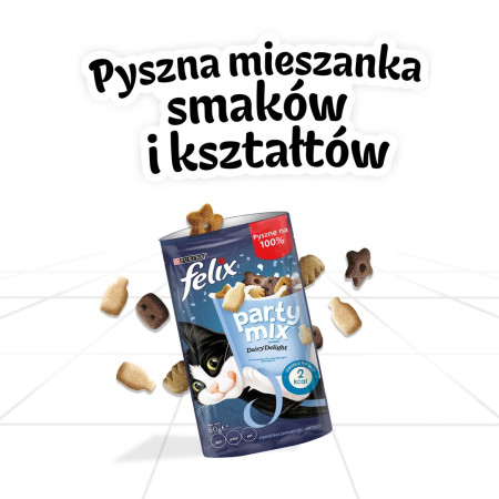 FELIX Party Mix Pieno skanėstas katėms - 60g