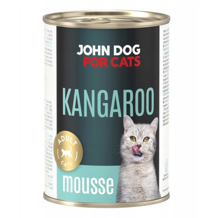 Kangaroo Mousse šlapias kačių maistas - 400g