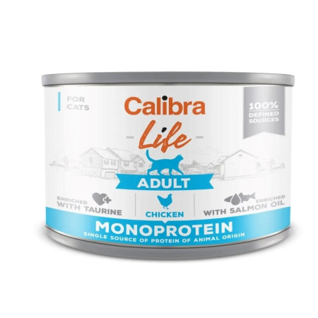 CALIBRA Cat Life Suaugusiųjų Vištiena - šlapias kačių maistas - 200g