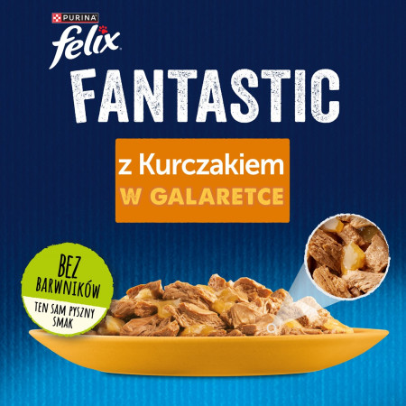 FELIX Fantastic vištiena drebučiuose - 85g
