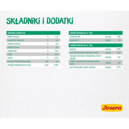 JOSERA vištiena ir antis - drėgnas kačių maistas - 70 g