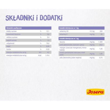 Josera Vištienos filė su veršiena 70g