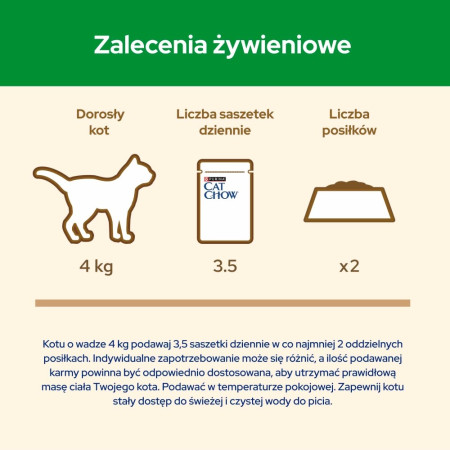 PURINA Cat Chow Sterilised su vištiena ir baklažanais padaže - šlapias kačių maistas - 26x85g (20 + 6 GRATIS)