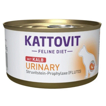 KATTOVIT Feline Diet Urinary su veršiena - šlapias kačių maistas - 85g