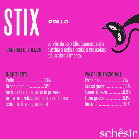 SCHESIR Vištienos kremas - delikatesas katėms - 6x15g