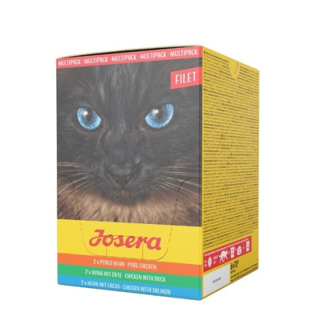 JOSERA Multipack - vištiena, antis, lašiša - 6x70 g