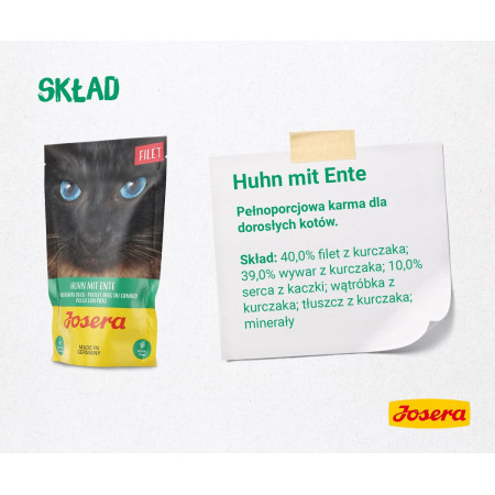 JOSERA Multipack - vištiena, antis, lašiša - 6x70 g