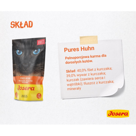 JOSERA Multipack - vištiena, antis, lašiša - 6x70 g