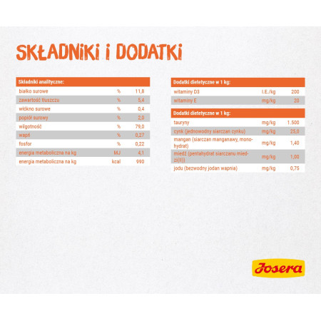 JOSERA Vištienos filė - drėgnas kačių maistas - 70 g