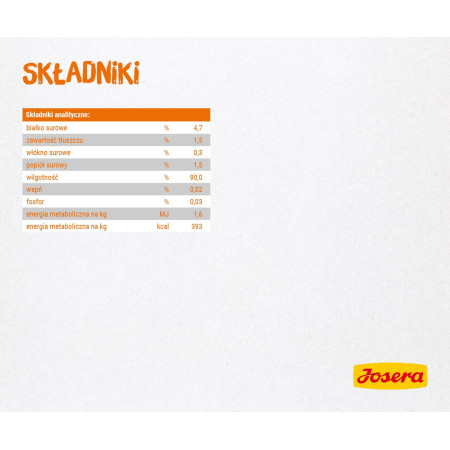 JOSERA vištienos sriuba su morkomis ir špinatais - drėgnas kačių maistas - 70 g