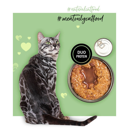 3COTY Vištiena su žąsimi - šlapias kačių maistas - 80g