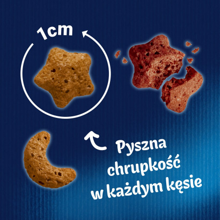 FELIX Crispies Jautiena, Vištiena - sausas kačių ėdalas - 45 g