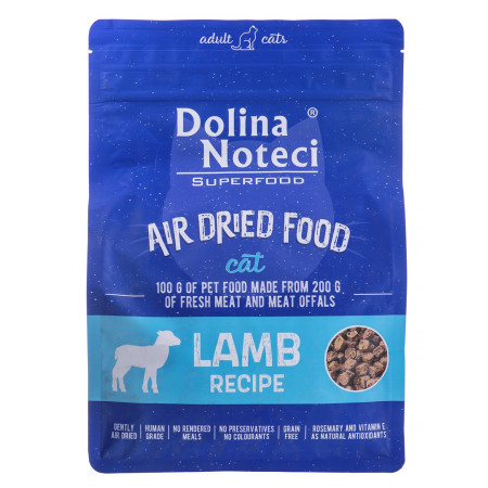 DOLINA NOTECI Superfood Ėriena - džiovintas kačių ėdalas 1 kg