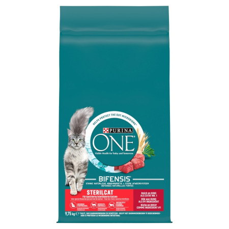 PURINA One Sterilcat Su Jautiena - sausas kačių maistas - 9,75 kg