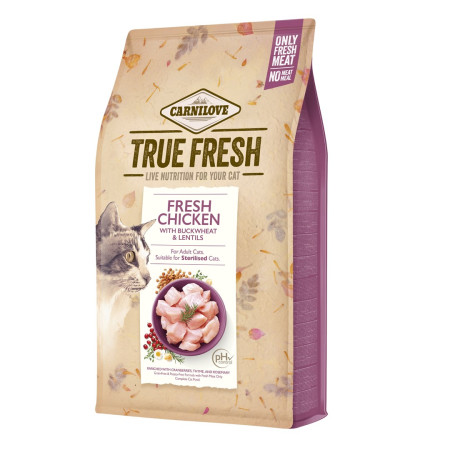 CARNILOVE True Fresh Vištiena - sausas kačių maistas - 1,8 kg