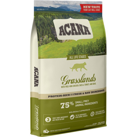 ACANA Grasslands Cat - sausas kačių maistas - 4,5 kg