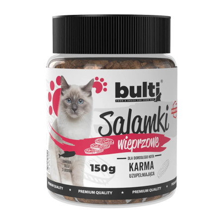 BULTI Kiaulienos skanėstas katėms - 150g