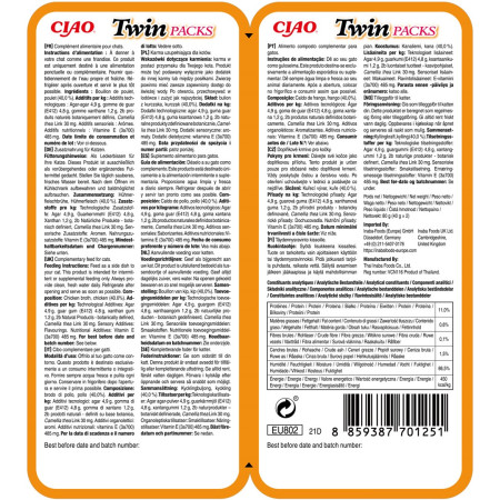 INABA Twin Packs vištiena - skanėstas katėms - 2 x 40g