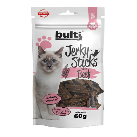 BULTI Jerky lazdos su jautiena 60g