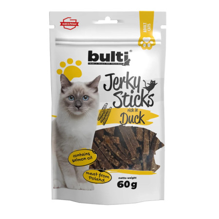 BULTI Jerky sticks su antiena - skanėstas katėms - 60g