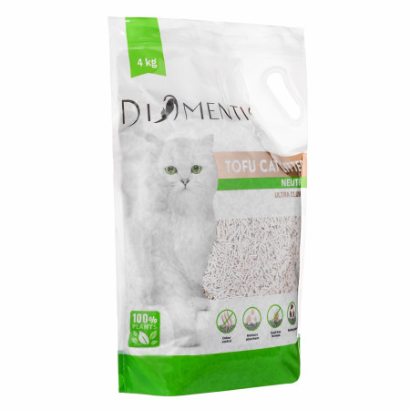DIAMENTIQ Tofu Neutral Ultra klampumo augalinis kraikas - 4 kg