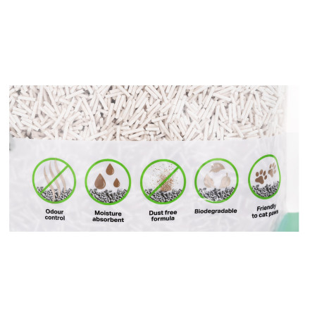 DIAMENTIQ Tofu Matcha Ultra klampumo augalinis kraikas - 4 kg