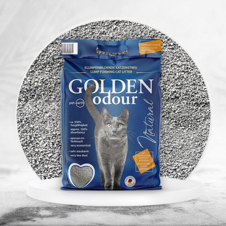 Golden Grey Odour Natural - Bentonito kraikas - 7 kg
