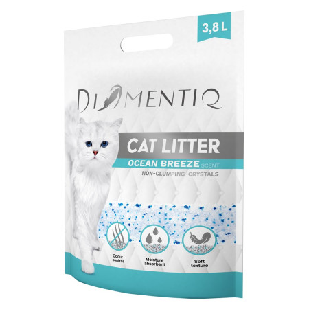 DIAMENTIQ Ocean Breeze - Kačių kraikas - 3,8 l