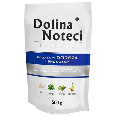Dolina Noteci Premium Rich in cod with broccoli - šlapias maistas šunims 500 g