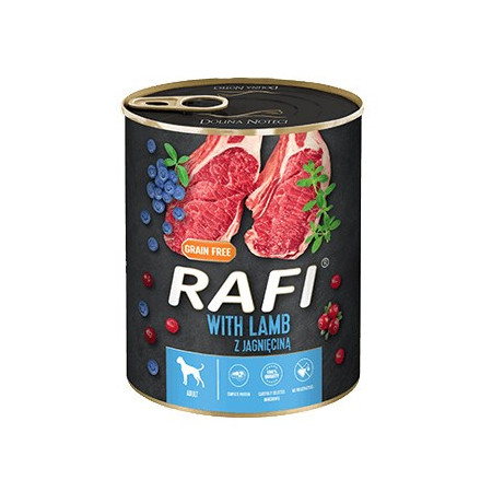 Dolina Noteci Rafi šlapias maistas šunims su ėriena - 800g