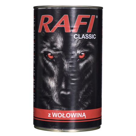 DOLINA NOTECI Rafi Classic jautiena - drėgnas šunų maistas - 1240 g