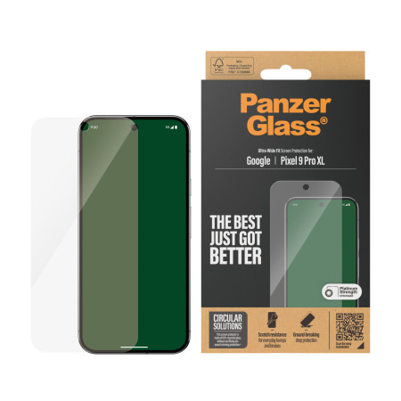 PanzerGlass ® Ekrano apsauga Google Pixel 9 Pro XL | Ultra-Platus Tinkamumas