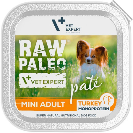 RAW PALEO Pate Mini Suaugusiems Šunims Su Jautiena - šlapias maistas - 150 g